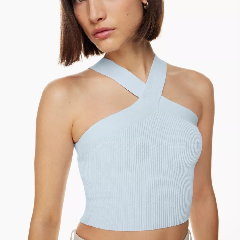 NWOT ARITZIA Sculpt Knit Criss Cross Tank